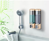 Bathroom Liquid Soap Dispenser Wall Mounted For Kitchen Plastic 300ml Shower Gel Detergent Shampoo Bottle Hotel Home Accessories
